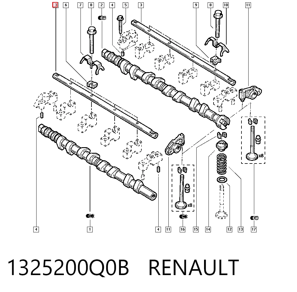 1325200Q0B Renault (RVI)