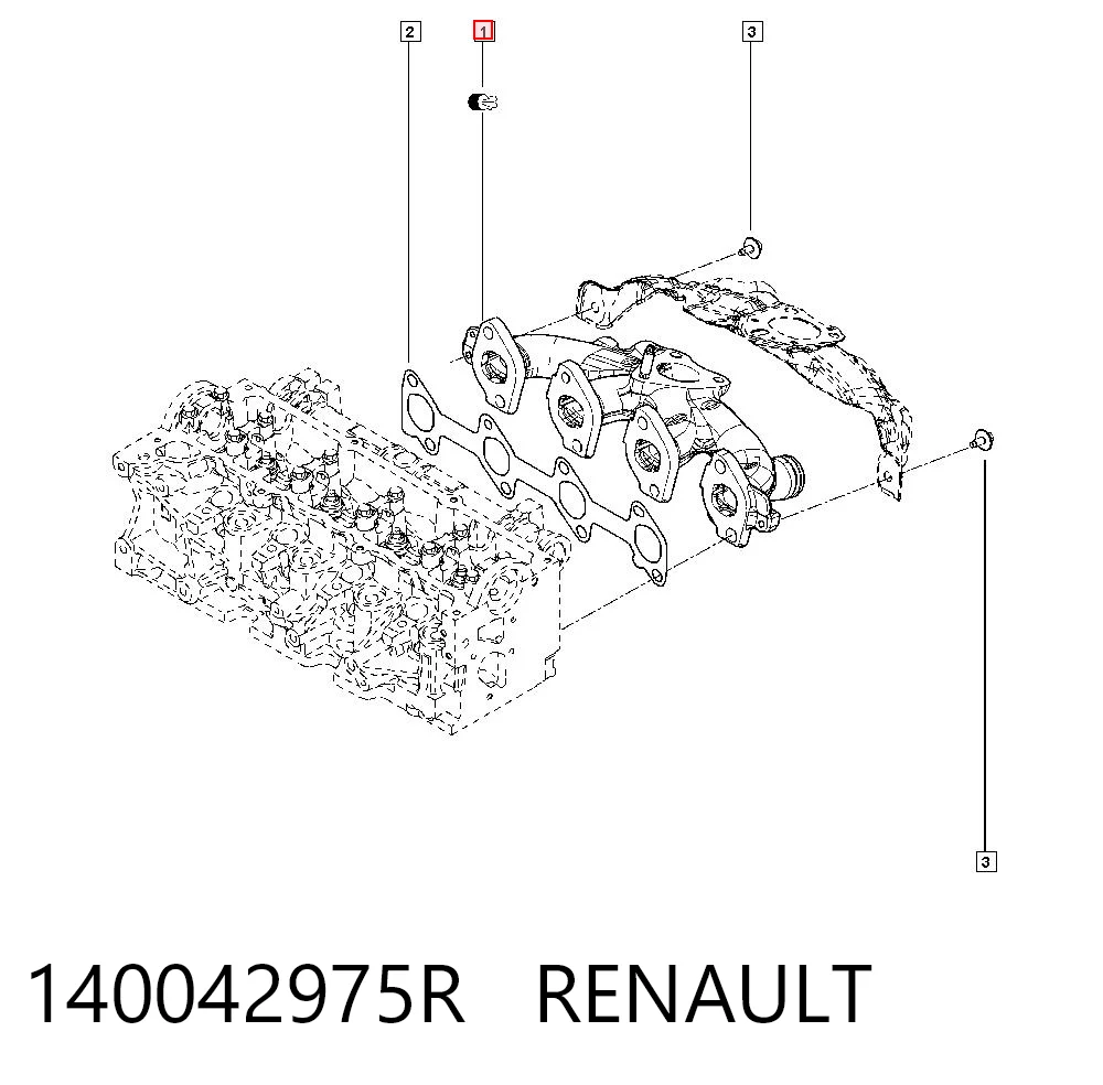 Kolektor wydechowy Renault Megane III kombi (KZ0, KZ1) (2008 - 2016) cena, od 153,23 USD