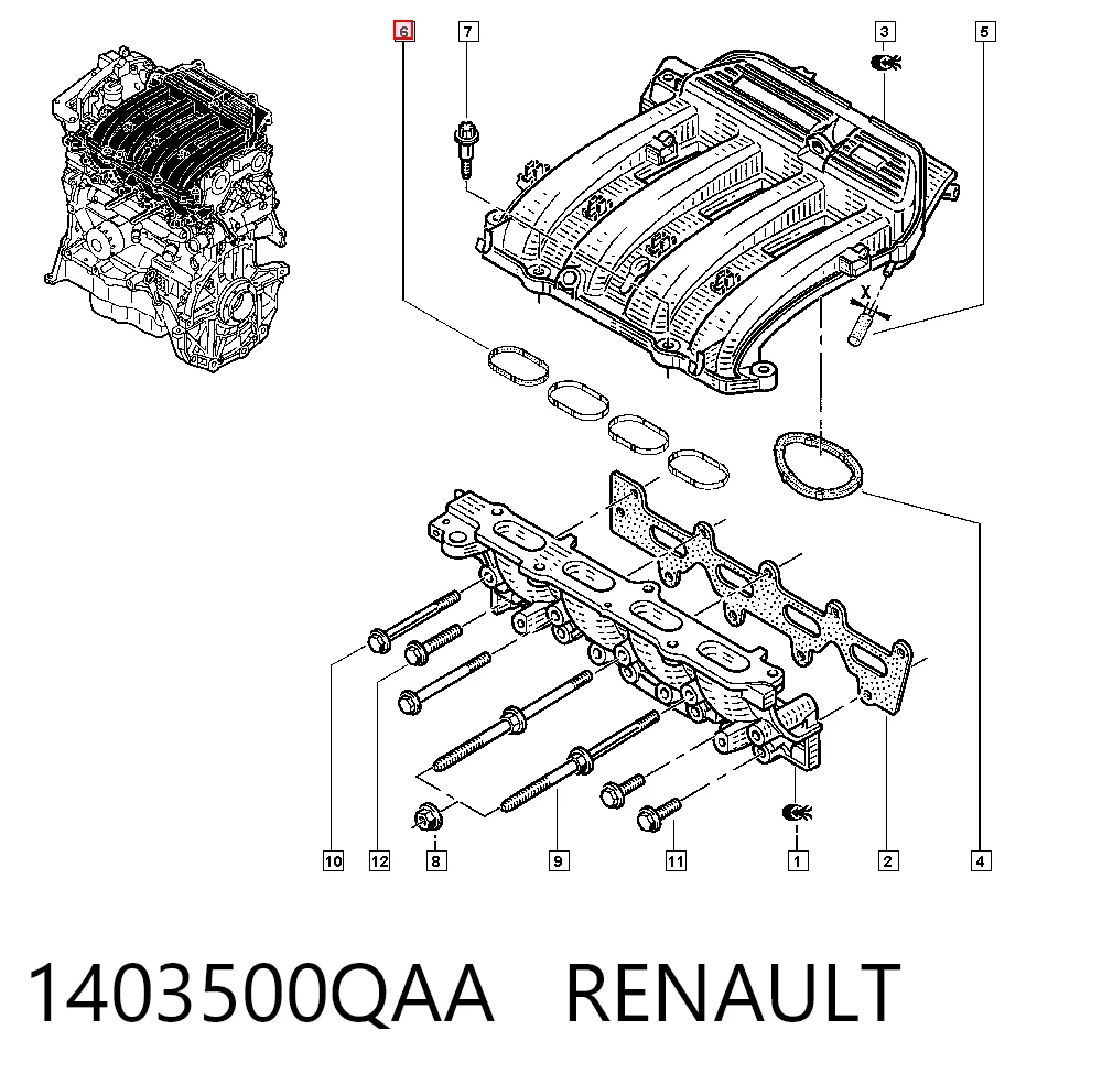1403500QAA Renault (RVI)