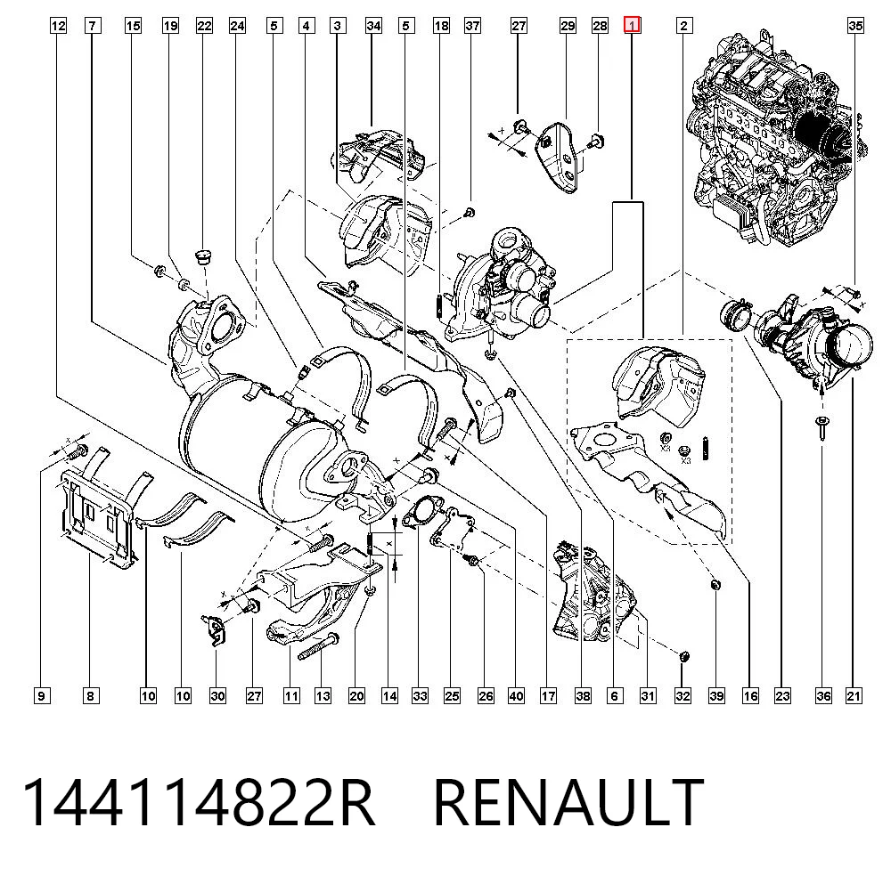 144114822R Renault (RVI)