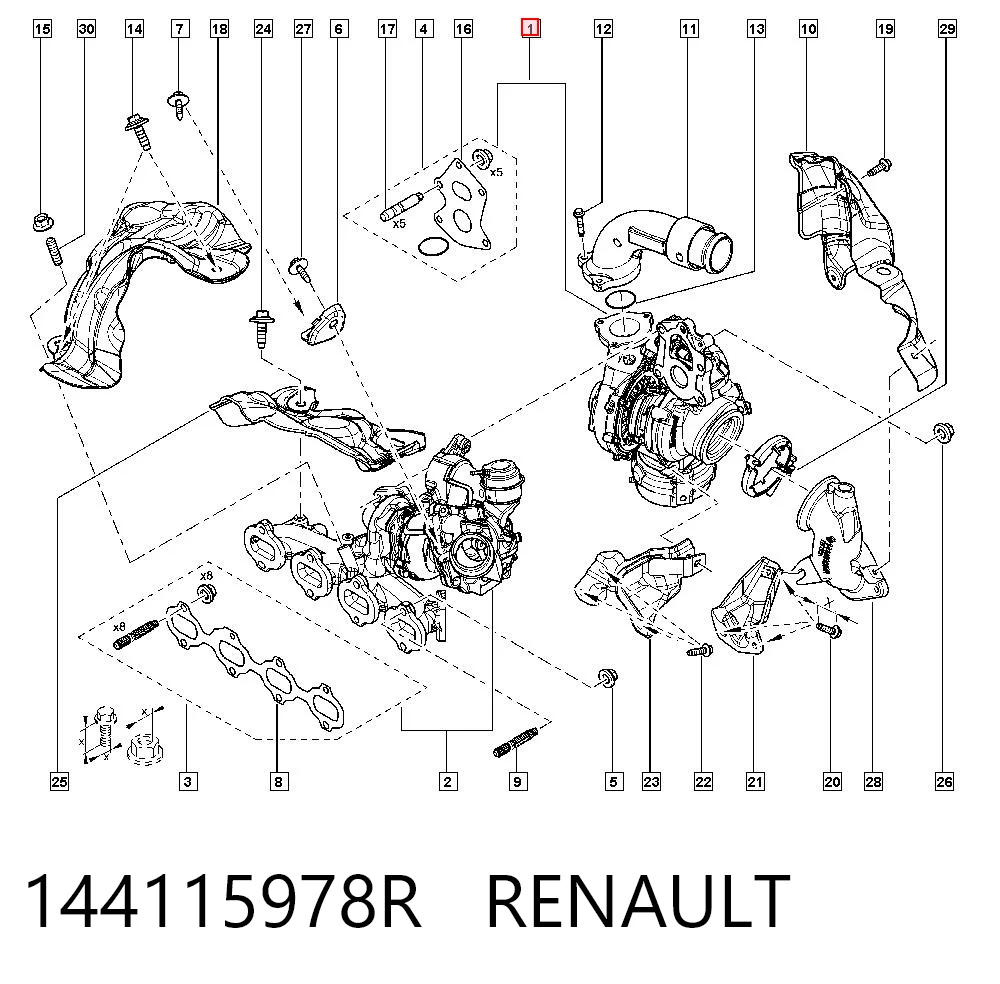 Turbina Renault Trafic III awangarda (2014 - 2026) cena, od 628,77 USD