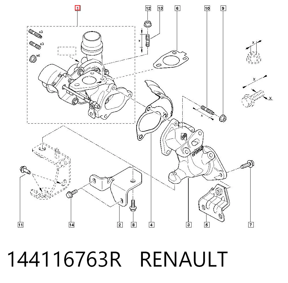 144116763R Renault (RVI)