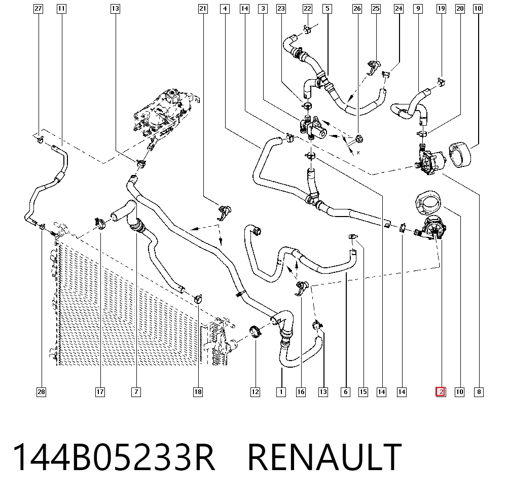 A4535000000 Mercedes Pompa chłodząca wodna