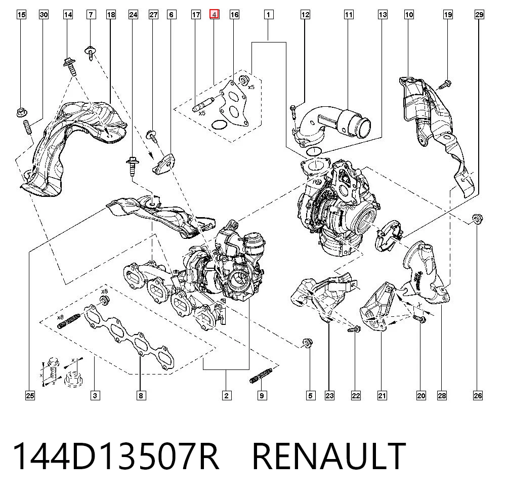 Do koszyka Turbina Renault Trafic III 