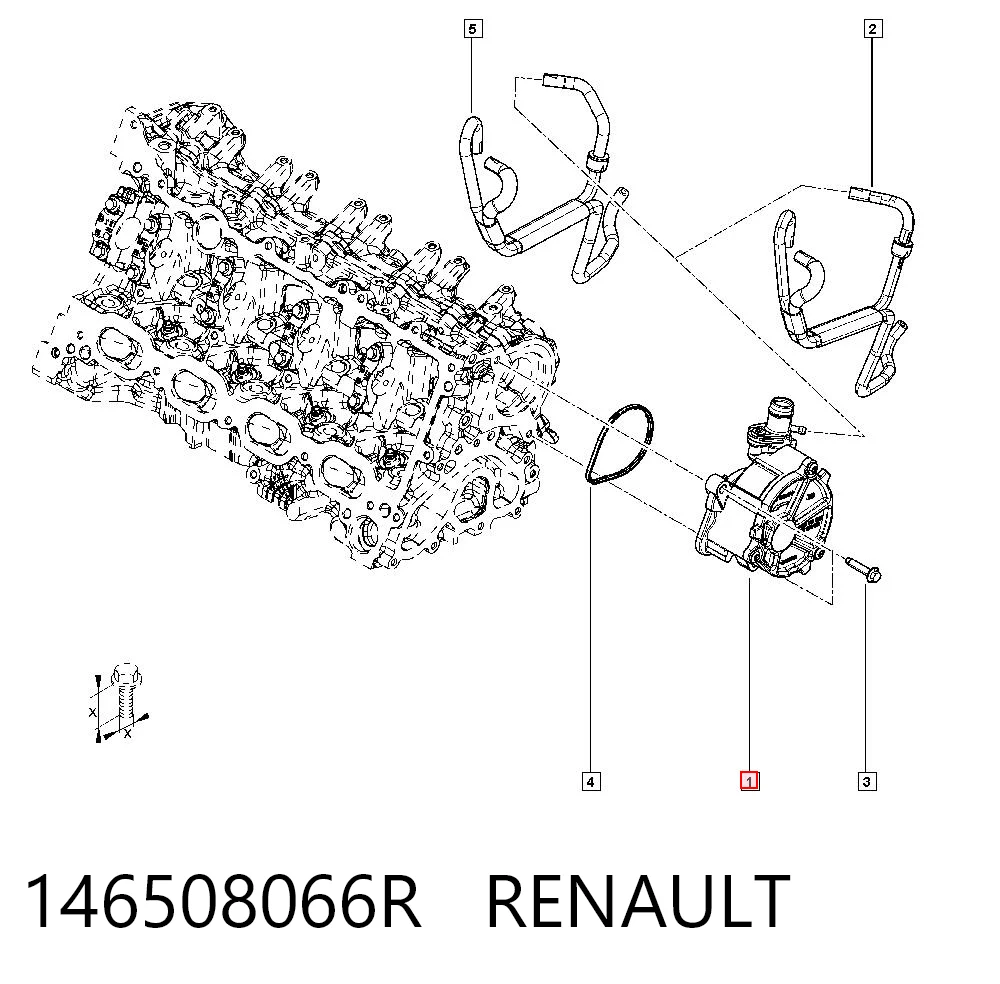 146508066R Renault (RVI) Pompa podciśnienia