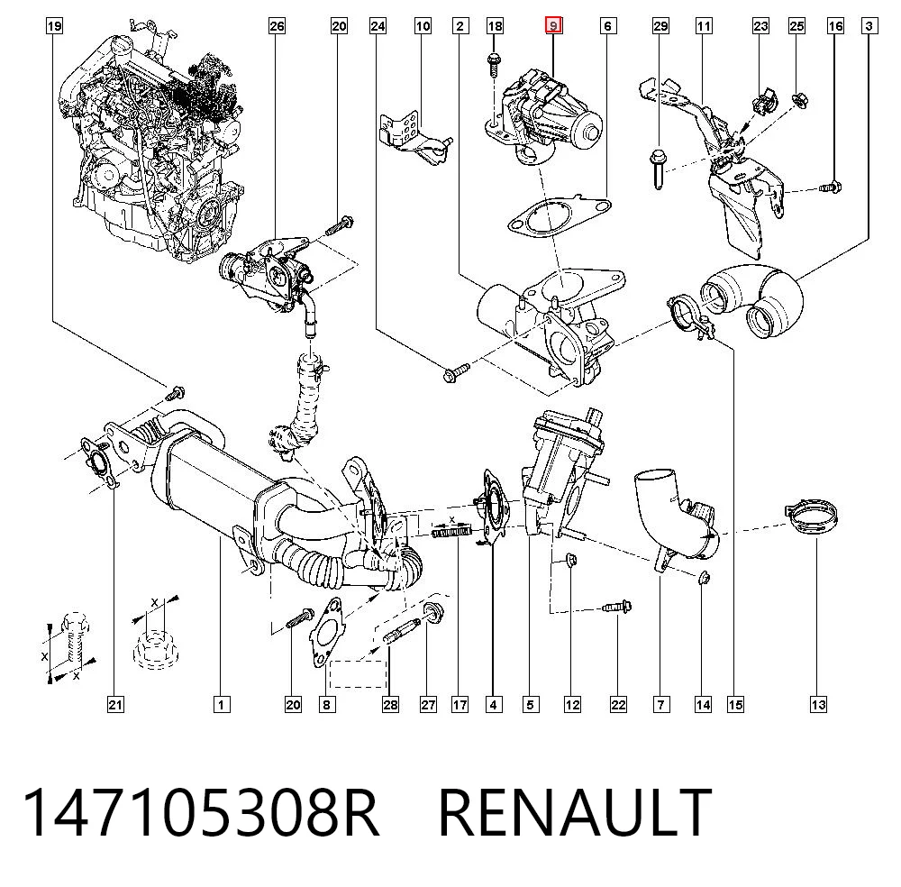 147105308R Renault (RVI)