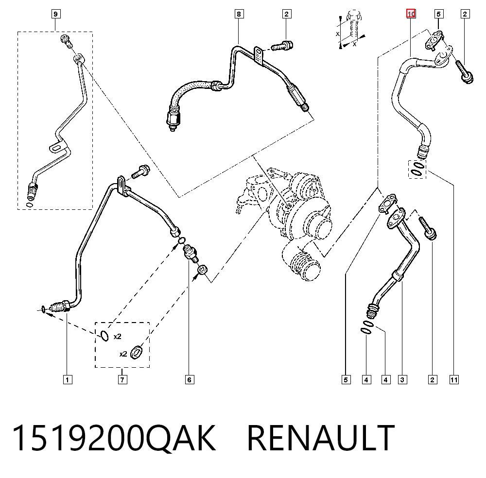 Rurka (przewód) spływu oleju z turbiny General Motors 4430545 cena, od 27,76 USD