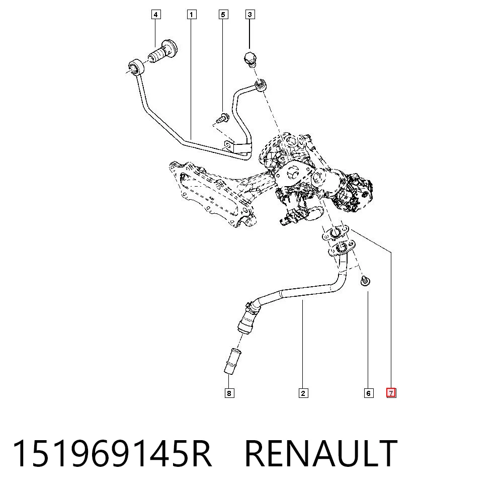 Uszczelka przewodu spływu oleju z turbiny General Motors 93198109 cena, od 8,46 USD