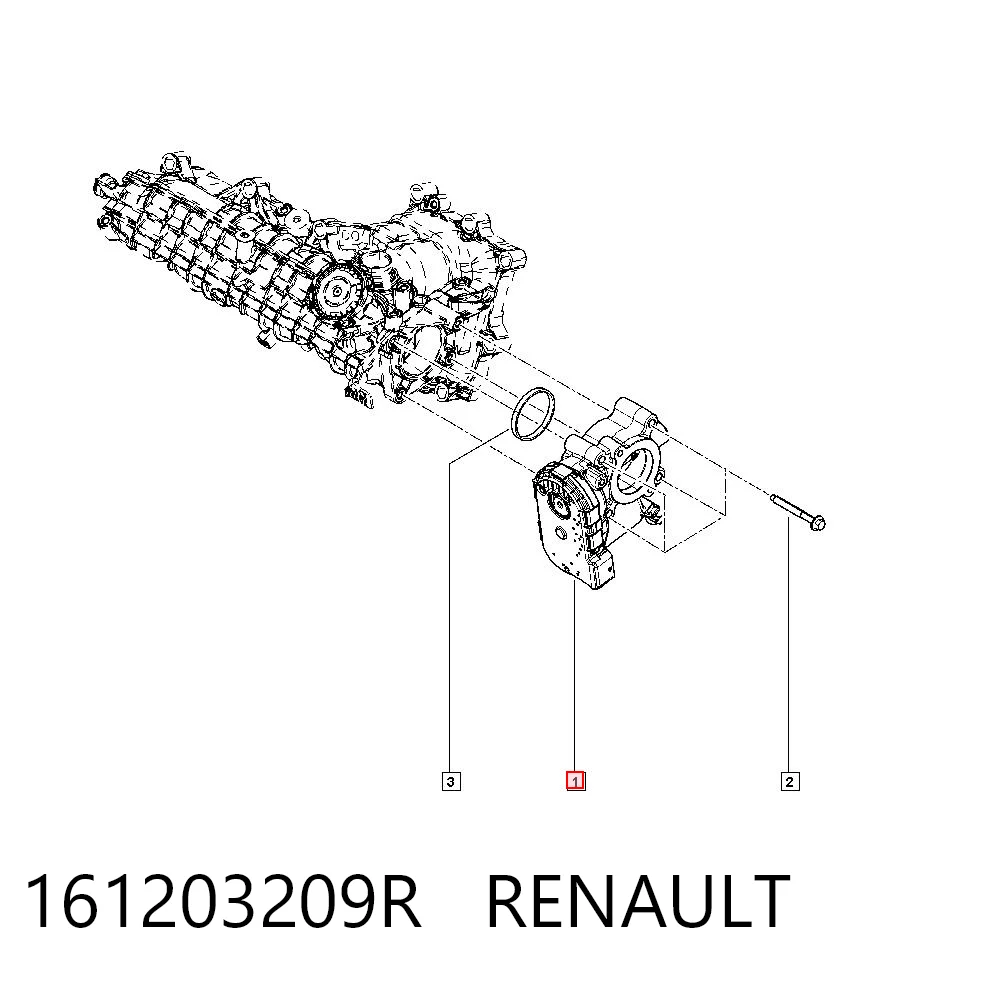 Przepustnica, komplet Renault CAPTUR II SUV (HF) (2020 - 2026) cena, od 80,90 USD