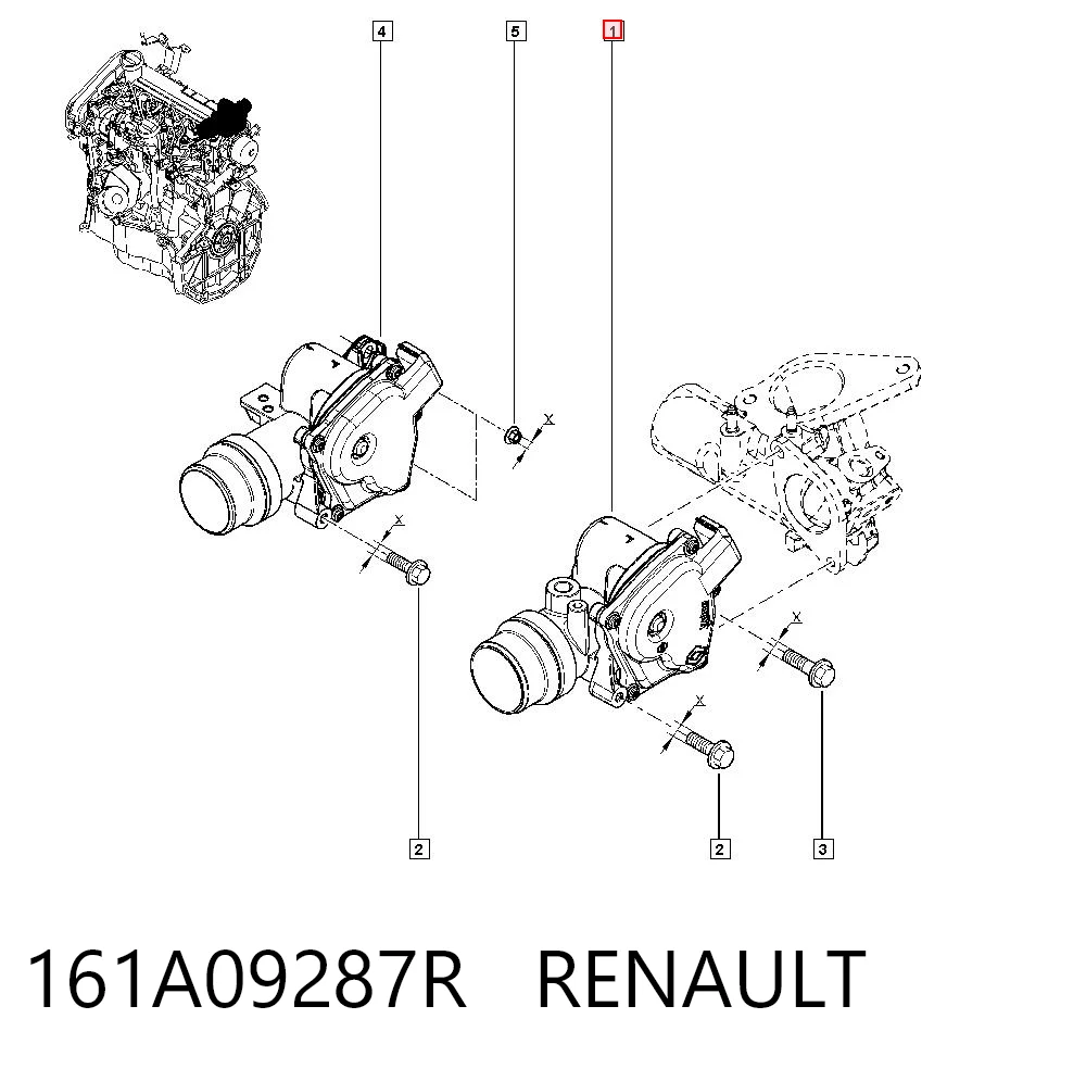 Przepustnica, komplet Renault DUSTER II SUV (HM) (2017 - 2026) cena, od 63,30 USD
