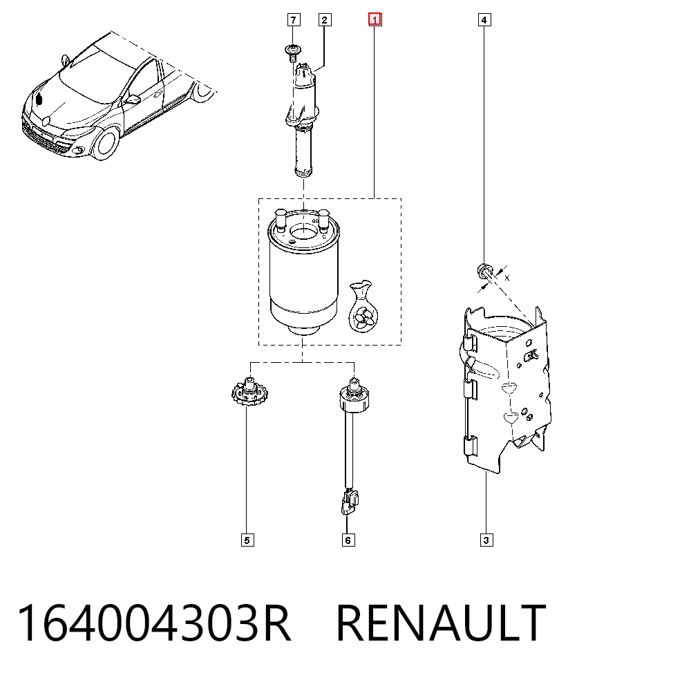 164004303R Renault (RVI)
