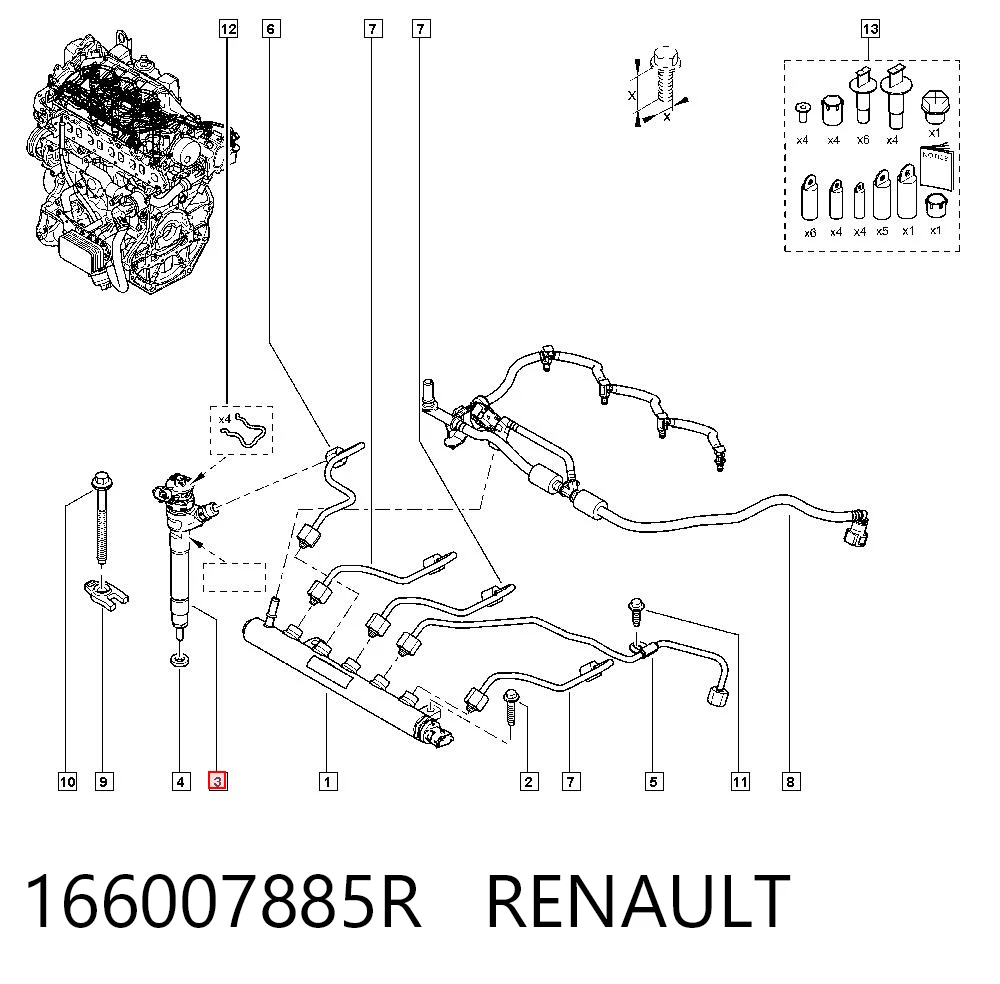 Wtryskiwacz paliwa Renault Megane IV kombi (K9A, K9M, K9N) (2016 - 2026) cena, od 112,37 USD