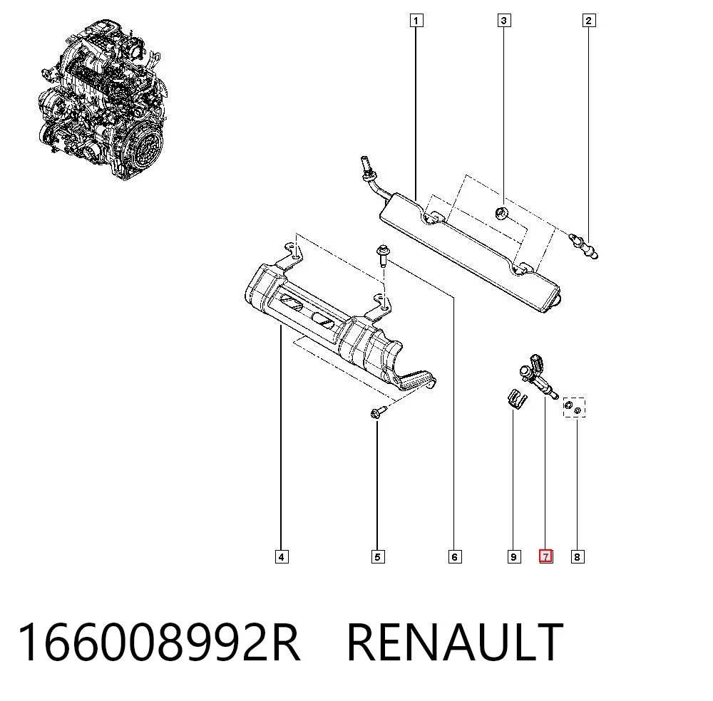 166008992R Renault (RVI)