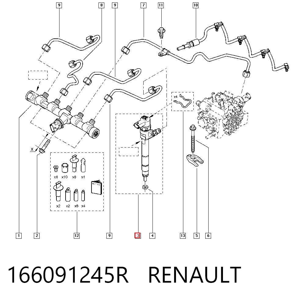 Wtryskiwacz paliwa General Motors 95518865