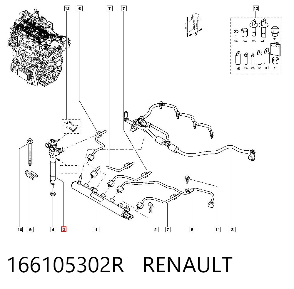 Wtryskiwacz paliwa Renault Trafic III awangarda (2014 - 2026) cena, od 158,34 USD