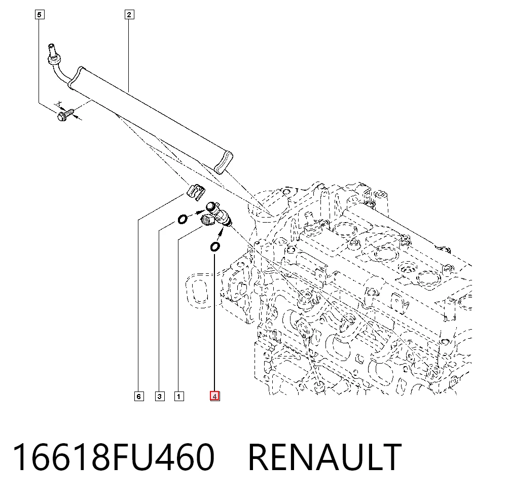 Pierścień uszczelniający wtryskiwacza Fiat/Alfa/Lancia K05080135AA cena, od 2,08 USD