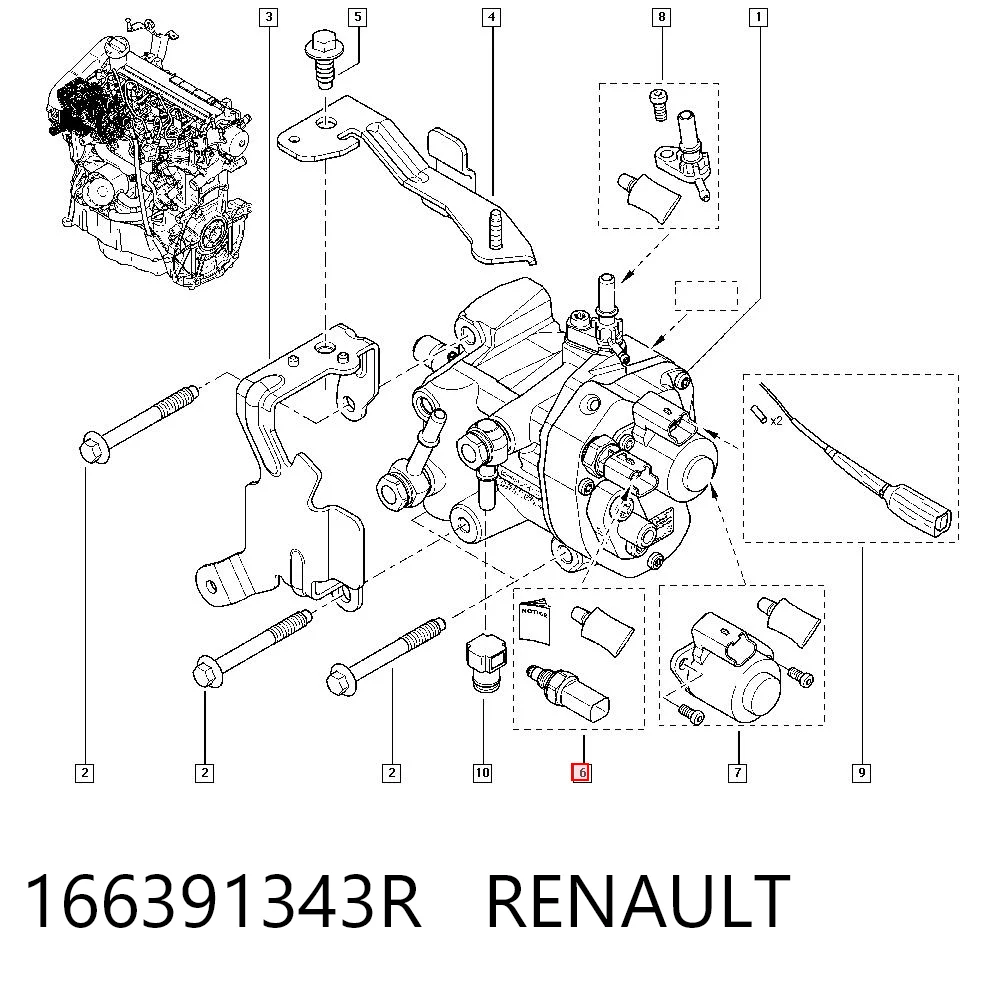 166391343R Renault (RVI)