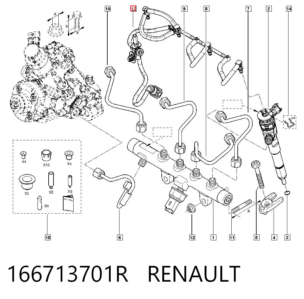 166713701R Renault (RVI)