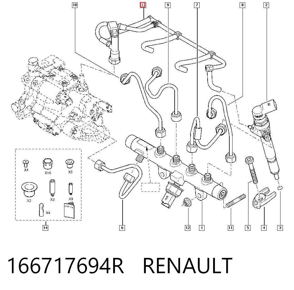 166717694R Renault (RVI)