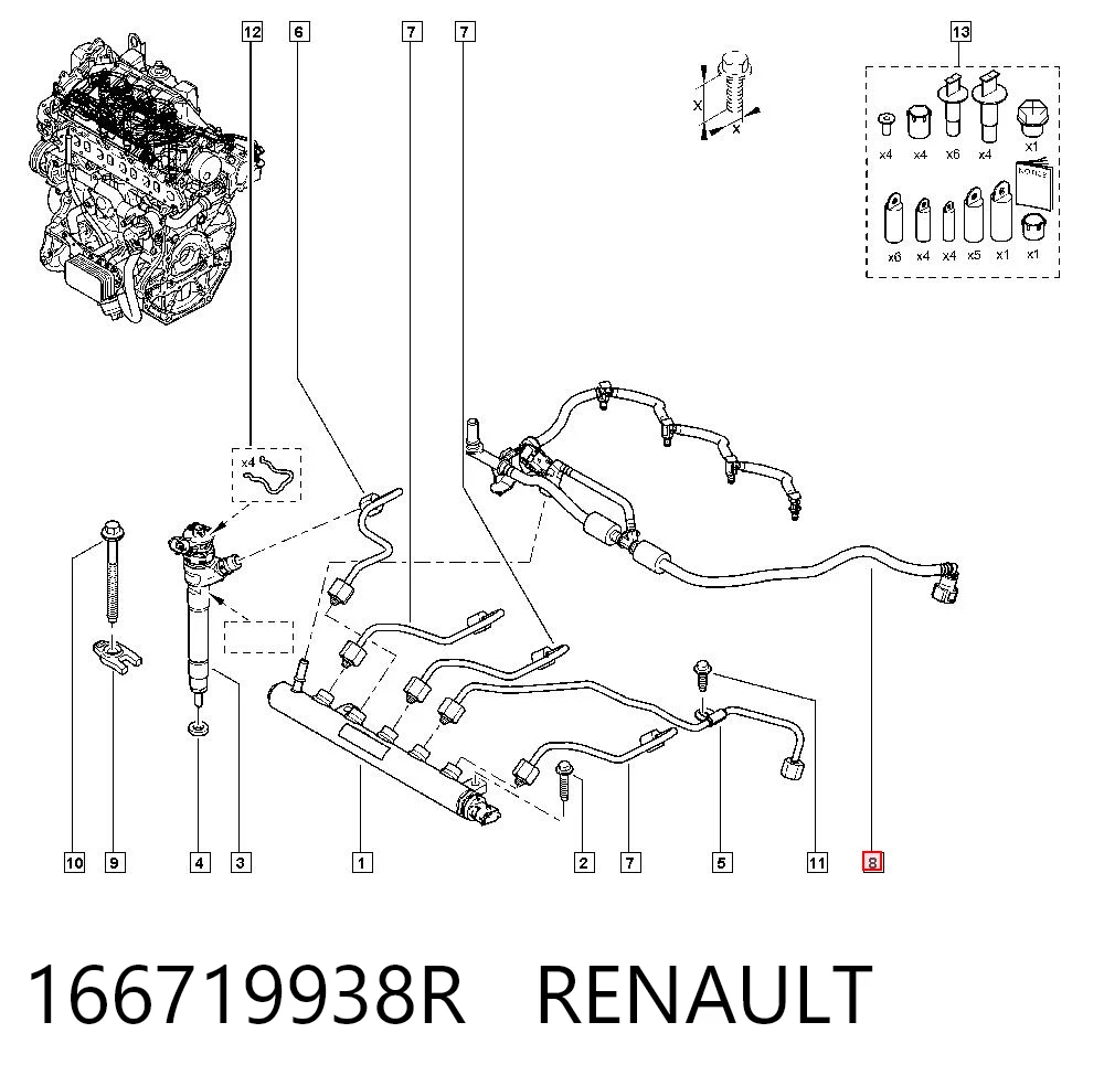 166719938R Renault (RVI)