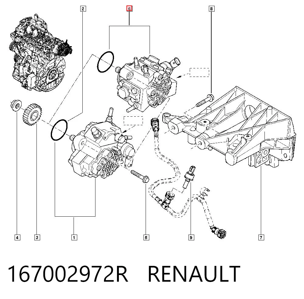 Pompa wtryskowa wysokiego ciśnienia Opel Movano B awangarda (X62) (2010 - 2026) cena, od 436,22 USD
