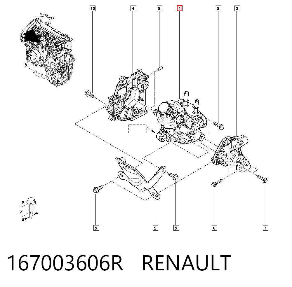 167003606R Renault (RVI)