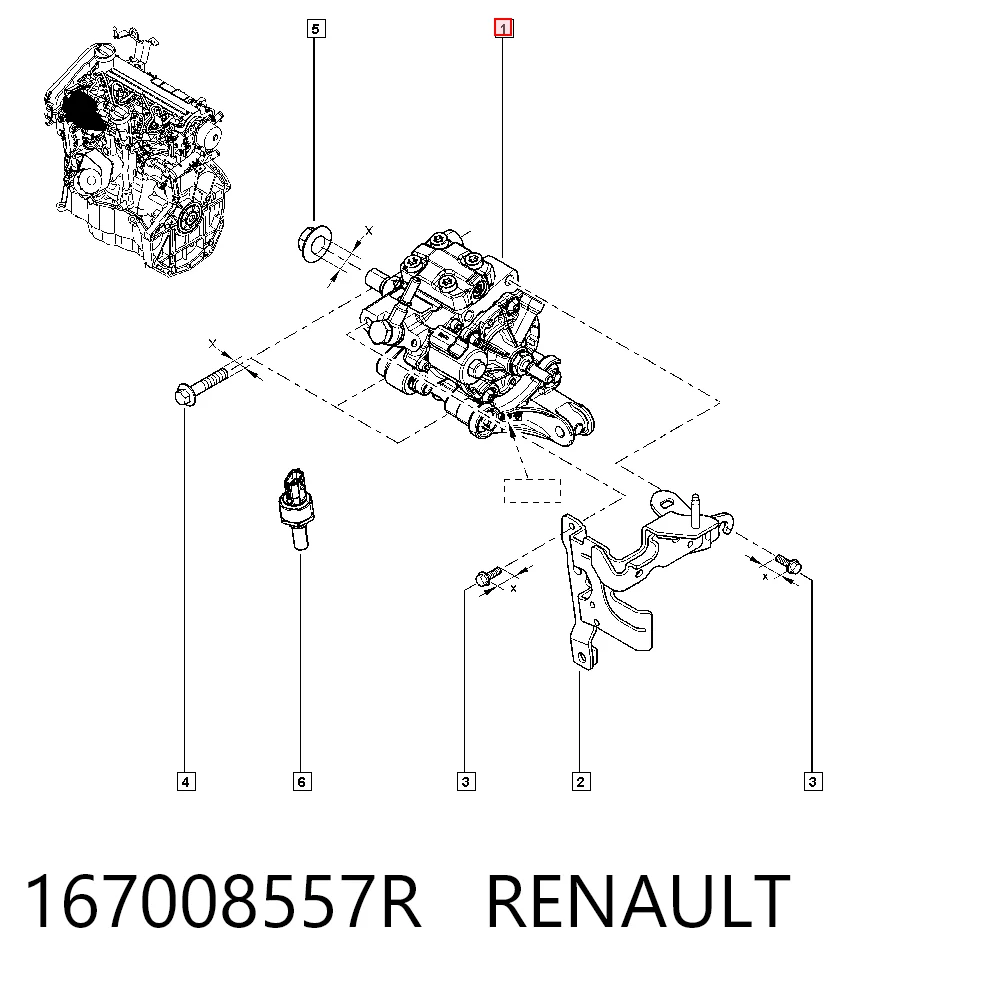 Pompa wtryskowa wysokiego ciśnienia do Nissan Qashqai II J11
