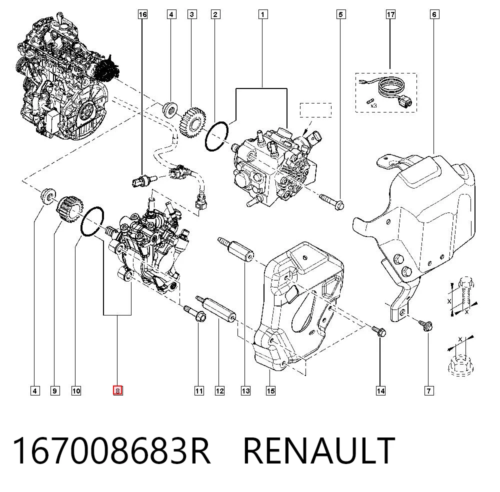 167008683R Renault (RVI)