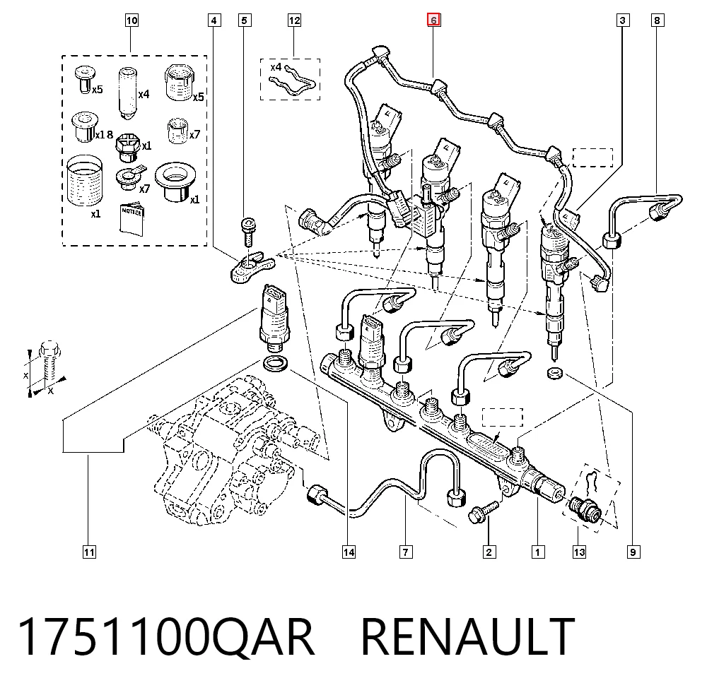 Rurka paliwa, zwrotna od wtryskiwaczy Opel Movano A awangarda (F9) (1997 - 2010) cena, od 49,88 USD