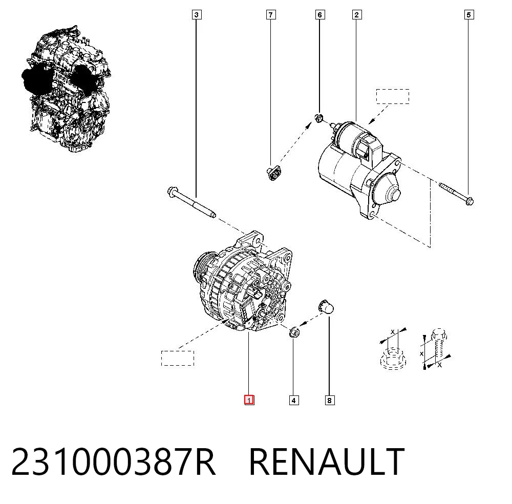 231000387R Renault (RVI)