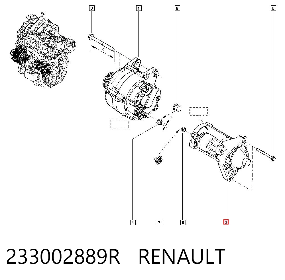 233002889R Renault (RVI)
