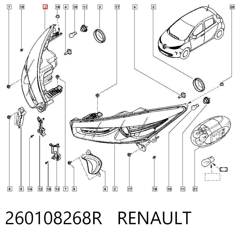 260108268R Renault (RVI)