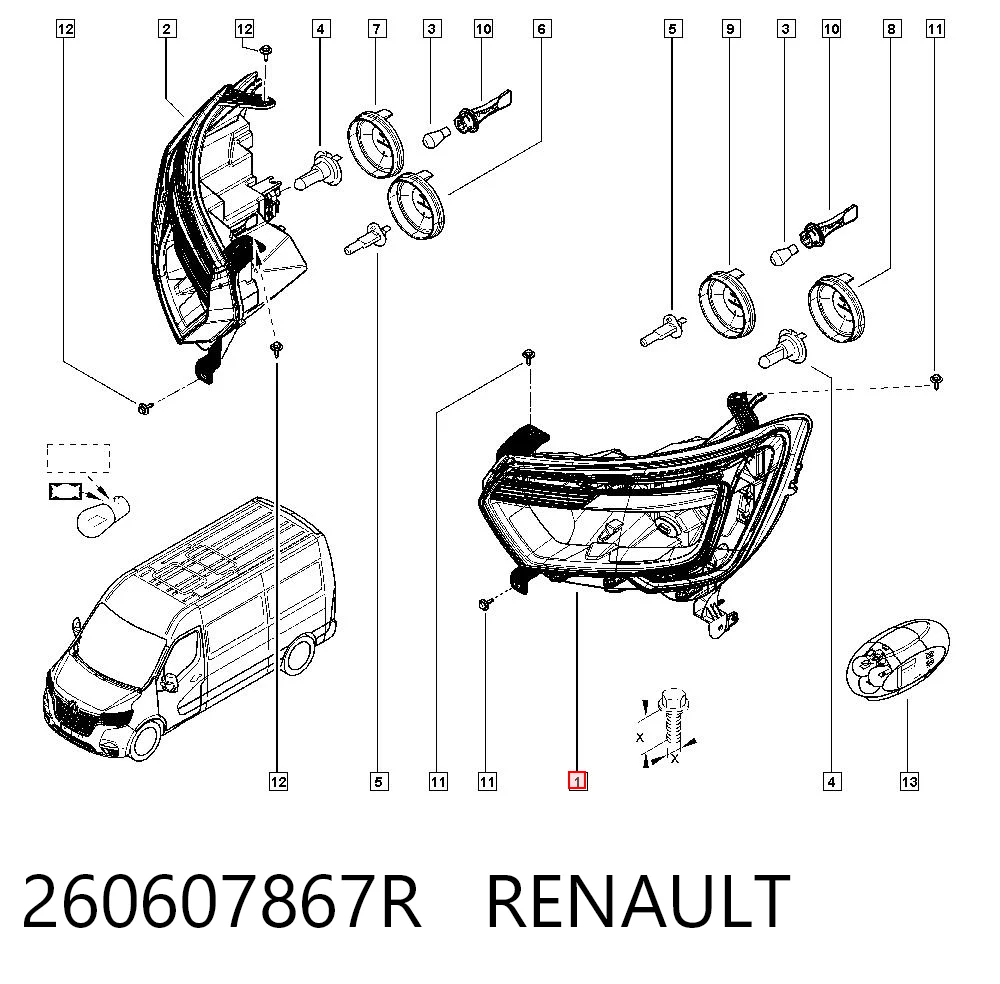 260607867R Renault (RVI)