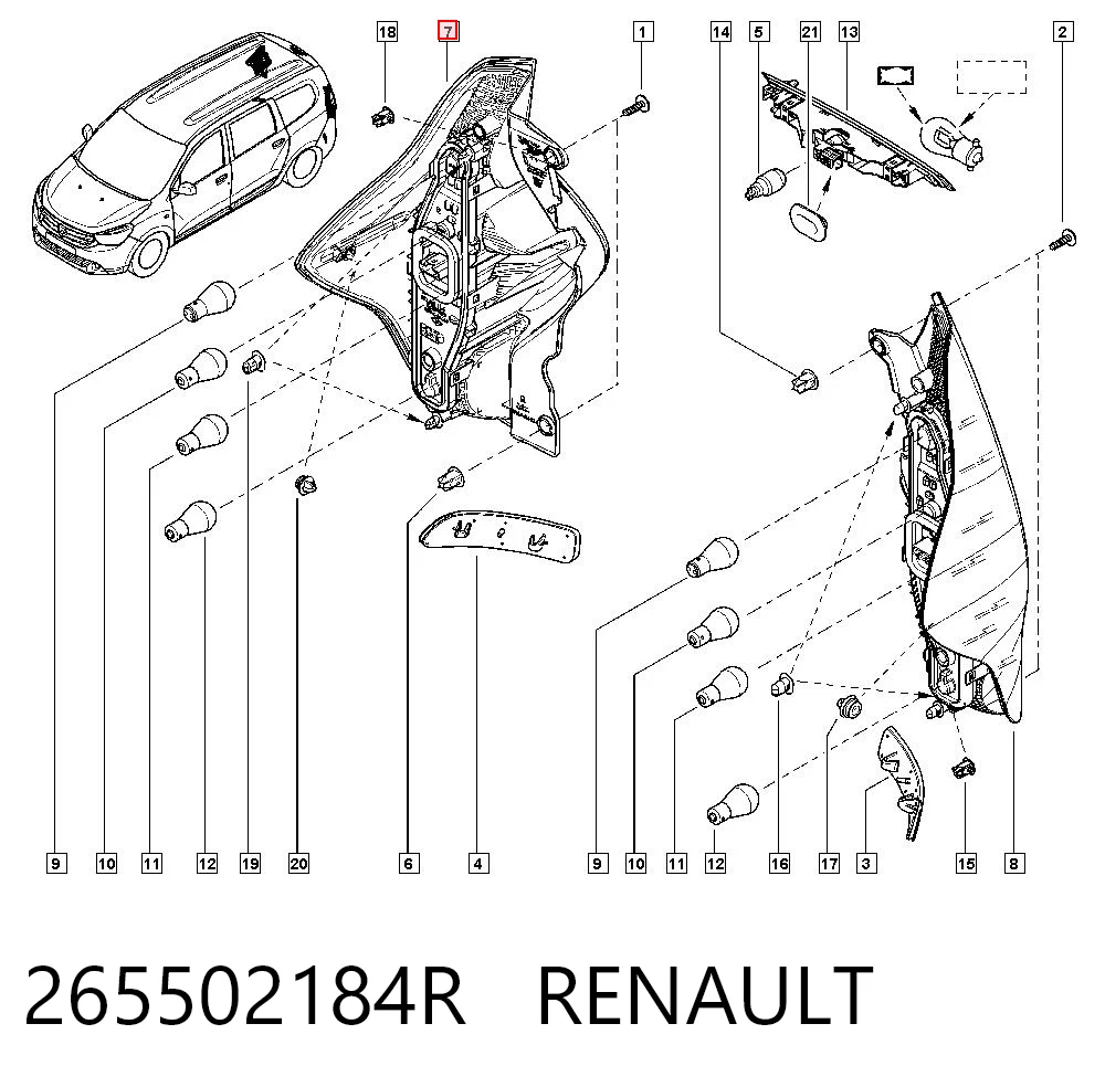 265502184R Renault (RVI)