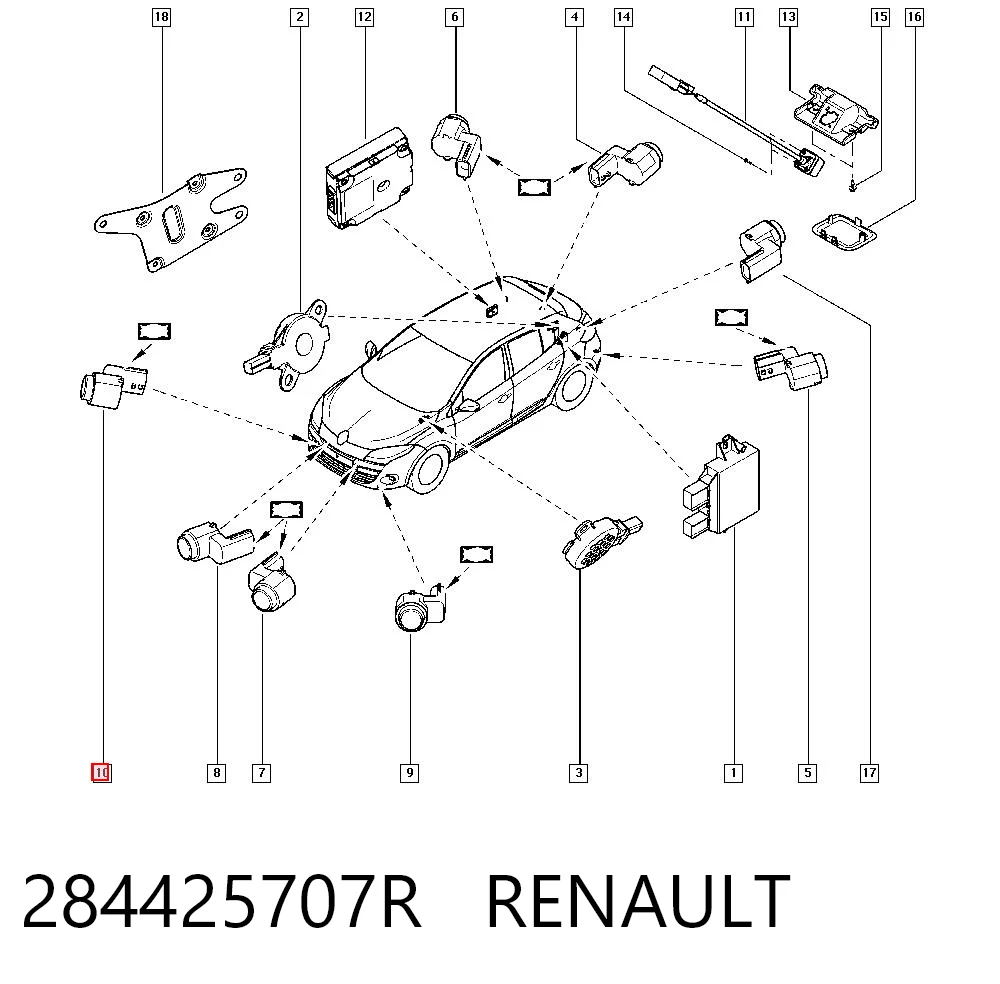 284425707R Renault (RVI)
