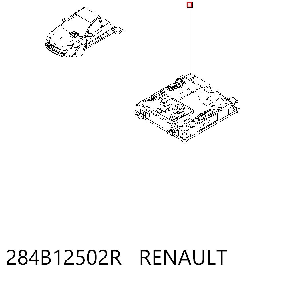 Blok komfortu do Renault Laguna III KT0, KT1