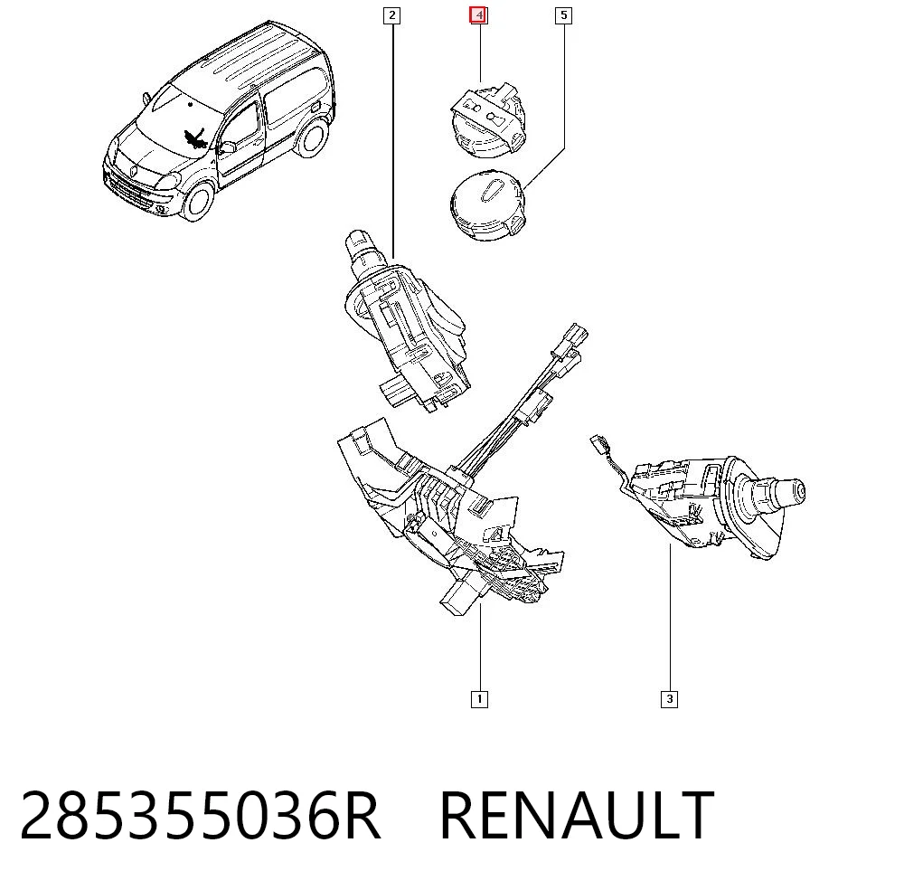 Czujnik deszczu Renault Megane III