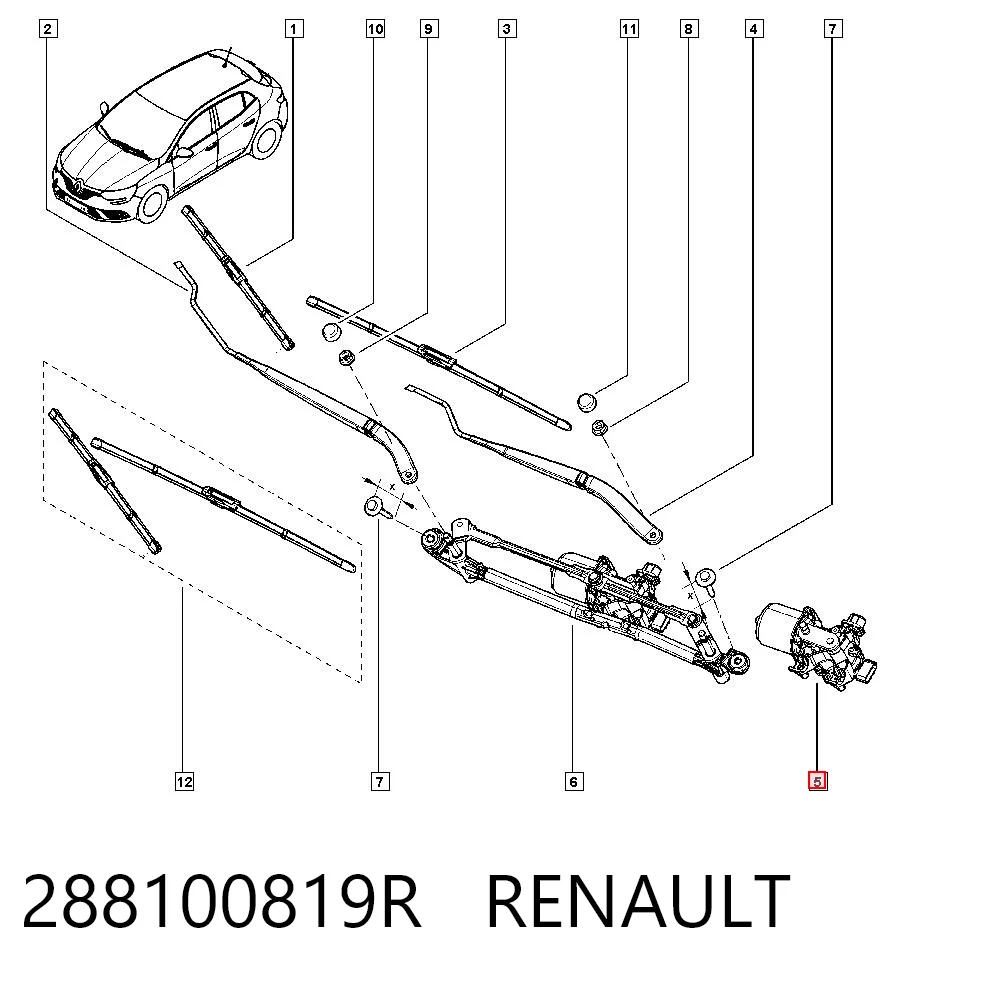 288100819R Renault (RVI)