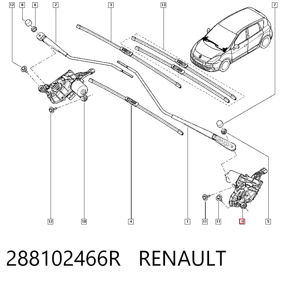 288102466R Renault (RVI)
