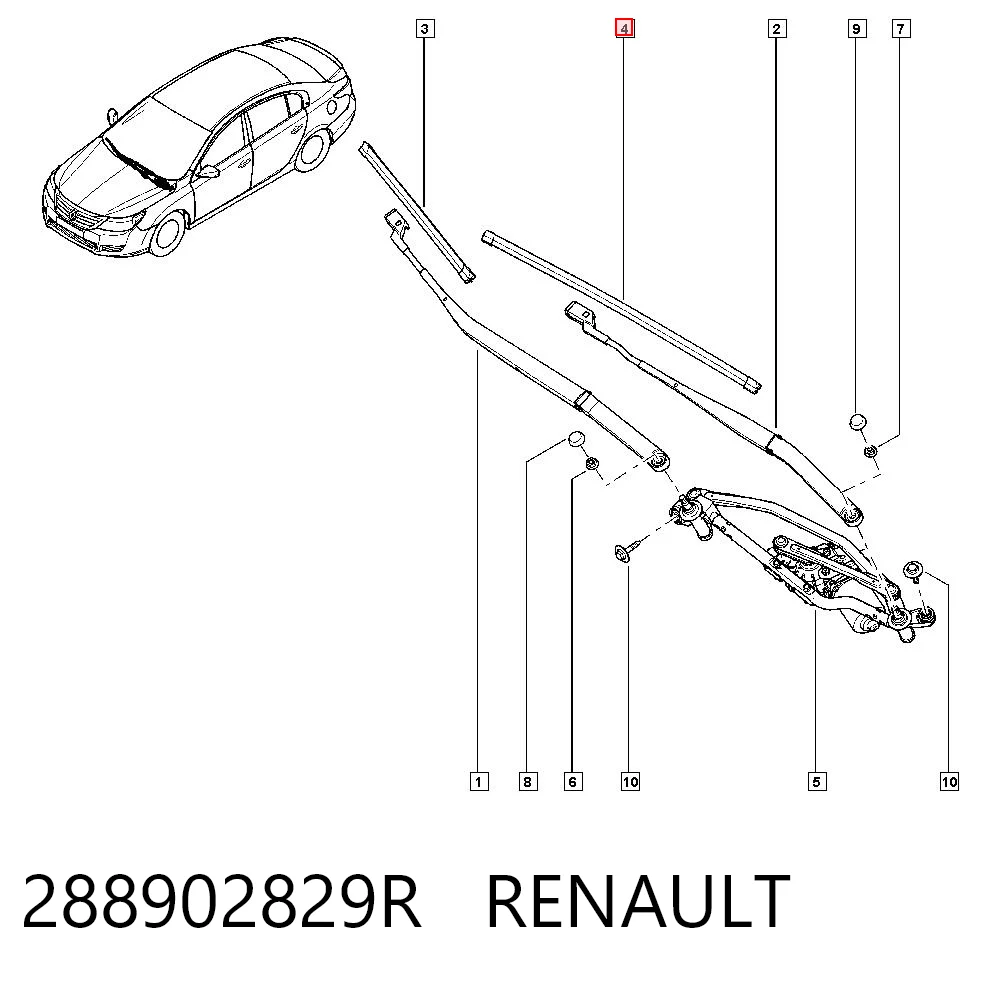 288902829R Renault (RVI)