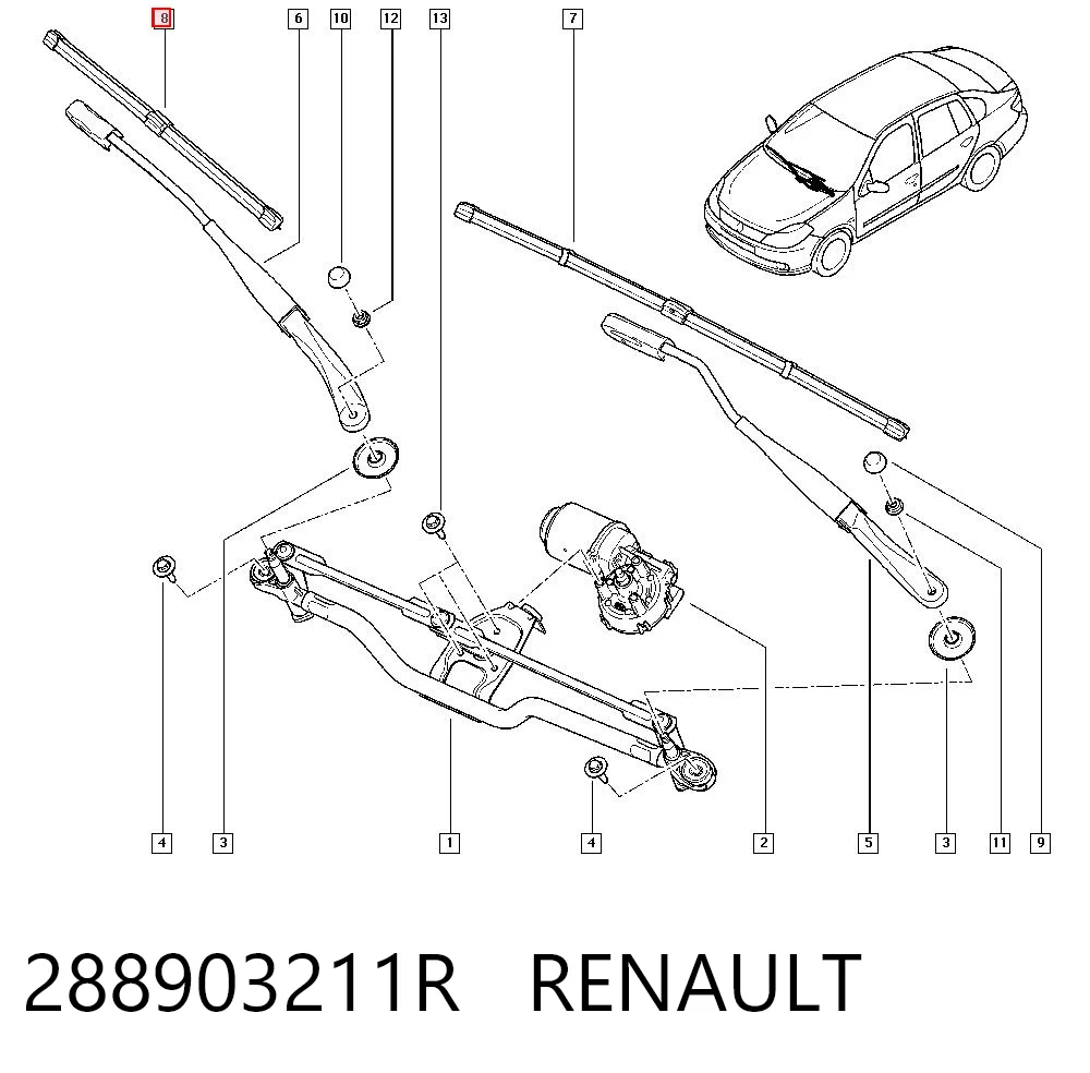 288903211R Renault (RVI)