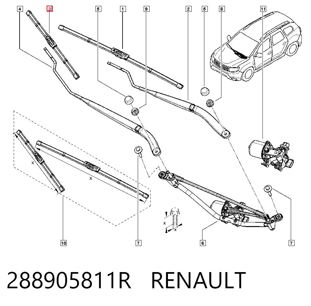 288905811R Renault (RVI)