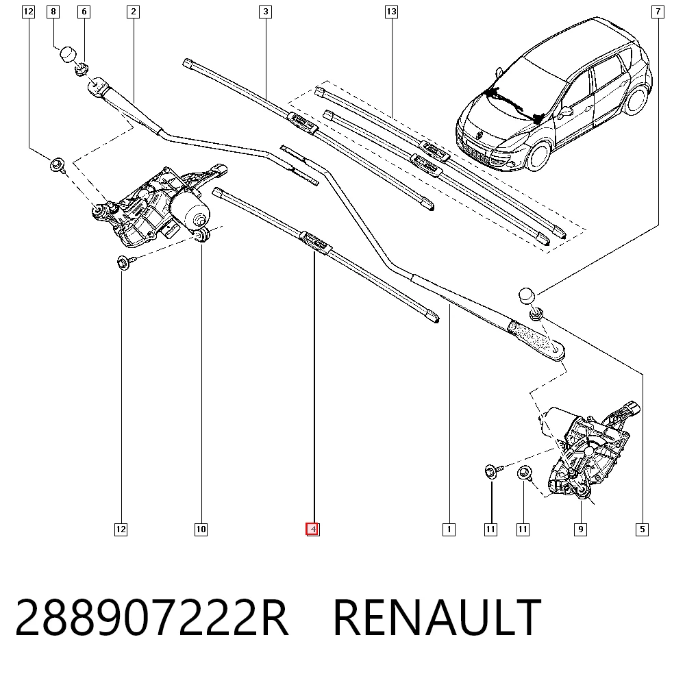 288907222R Renault (RVI)