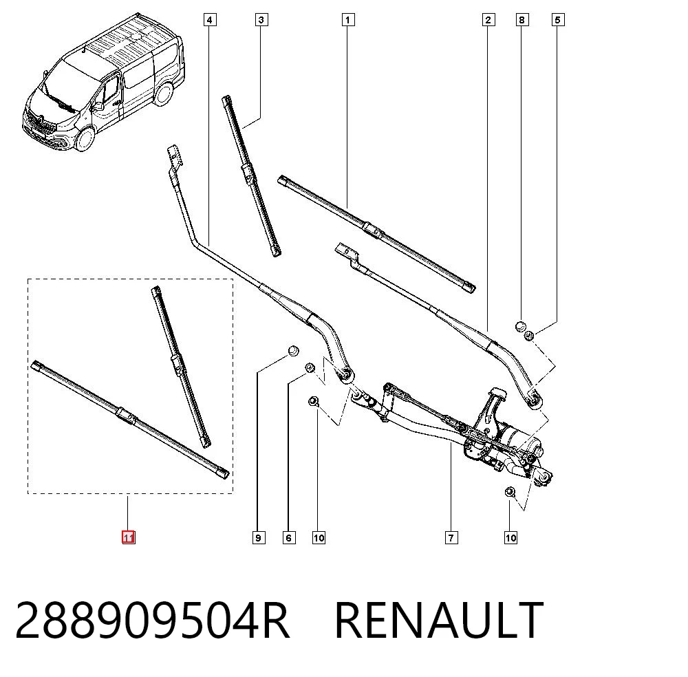 288909504R Renault (RVI)