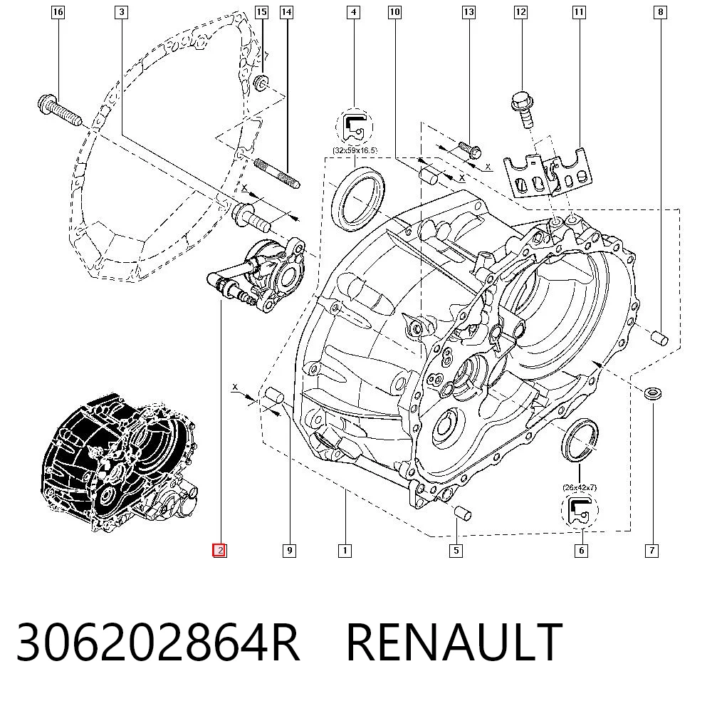306202864R Renault (RVI)