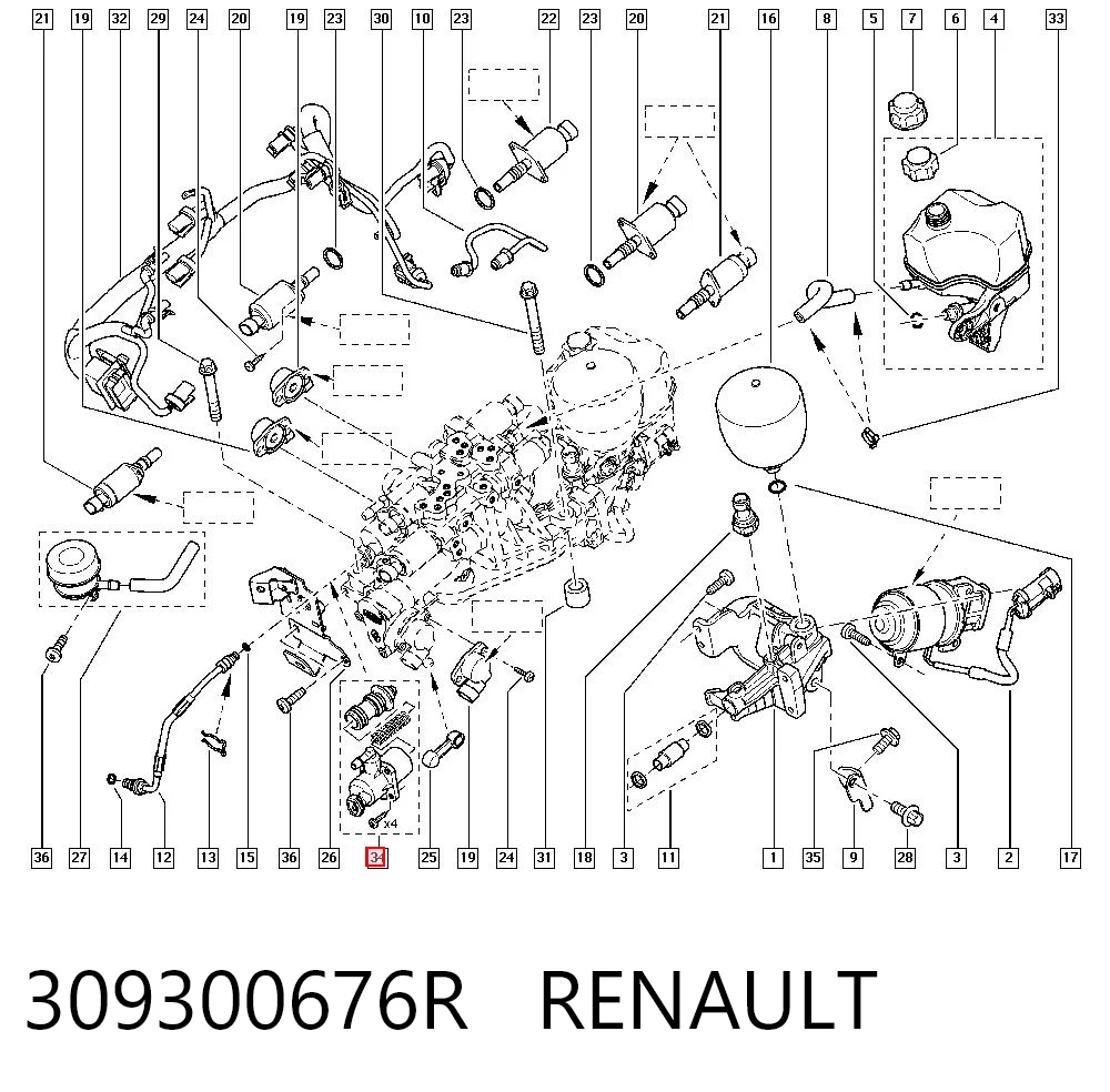 AMTK034 Magneti Marelli Obudowa zaworu automatycznej skrzyni biegów