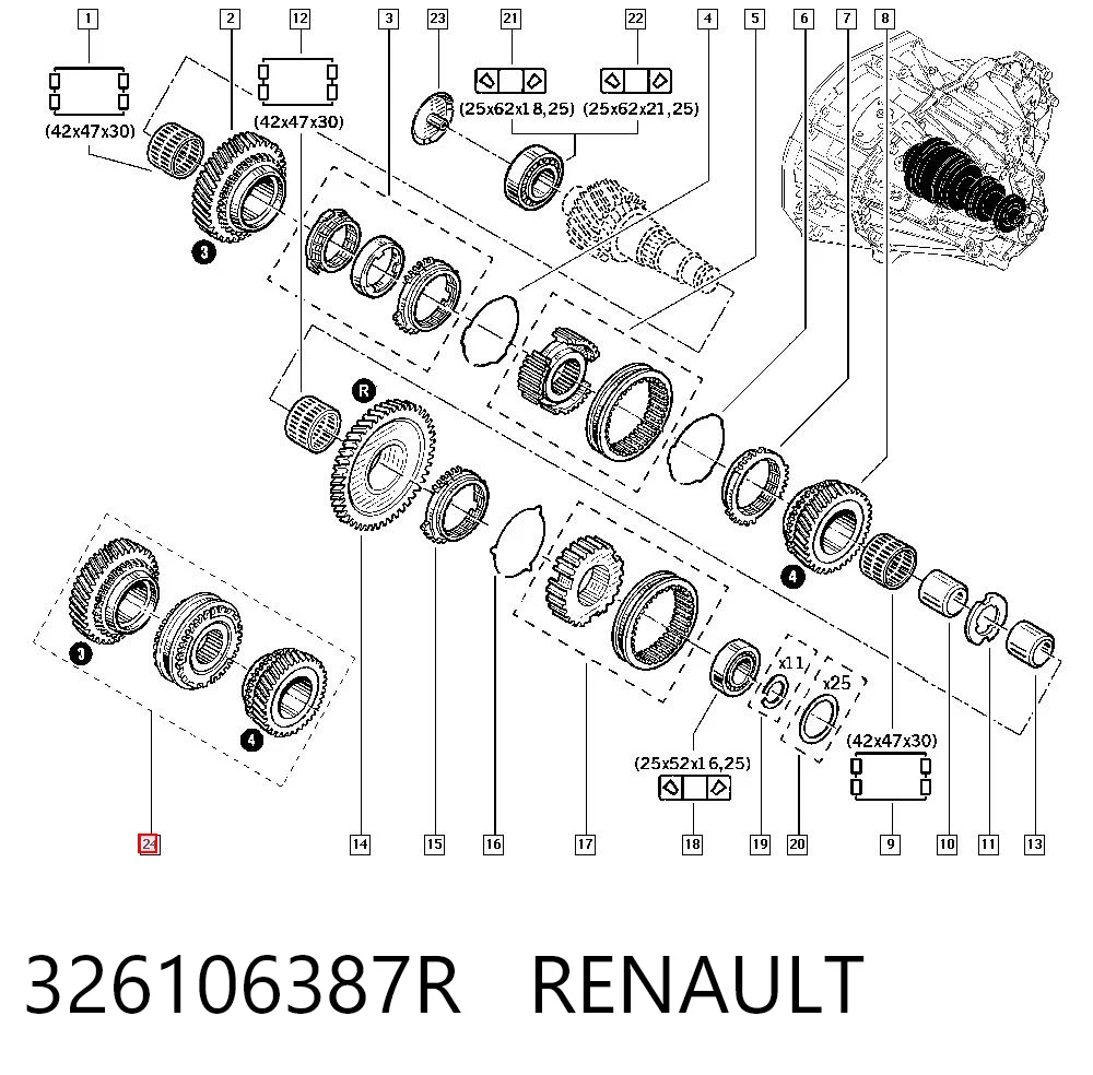 326106387R Renault (RVI)