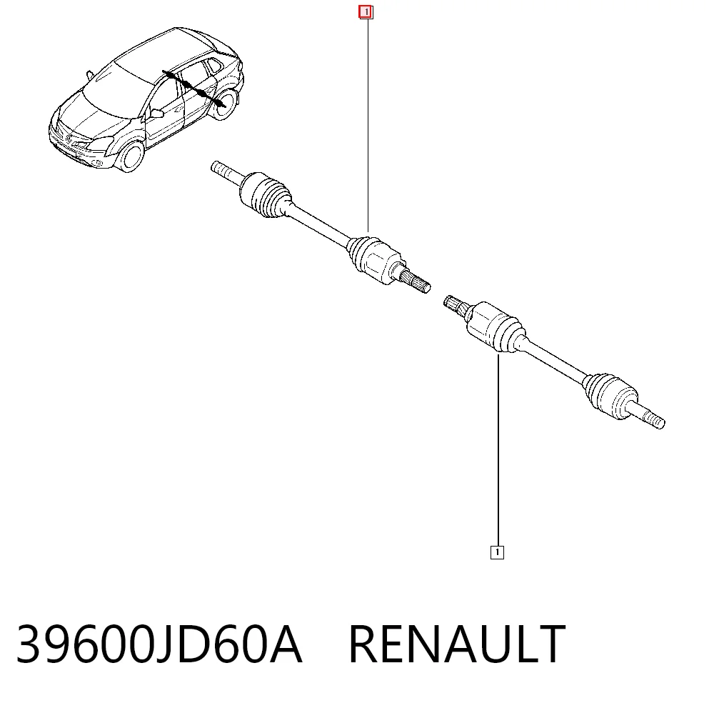 Półoś tylna GSP NCV53020 cena, od 91,94 USD