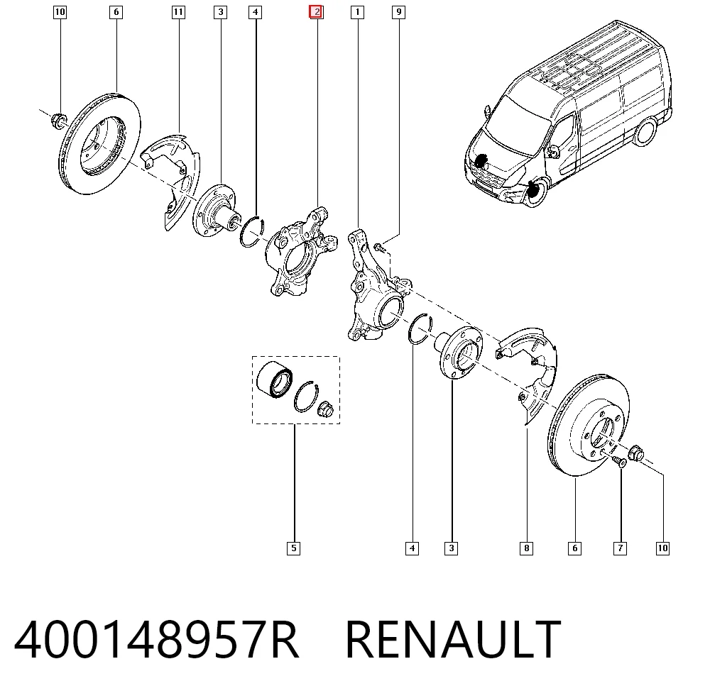 400148957R Renault (RVI)