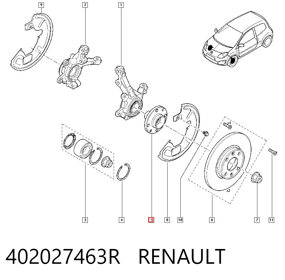 402027463R Renault (RVI)